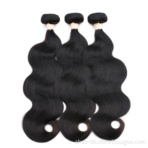 Reasonable Price Virgin Brazilian Cuticle Alligned Body Wave Hair Bundles